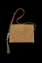 Woven Straw Clutch