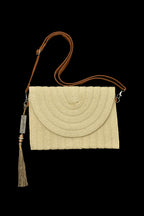 Woven Straw Clutch