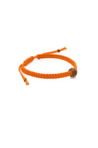 Orange Wooden Bead Bracelet