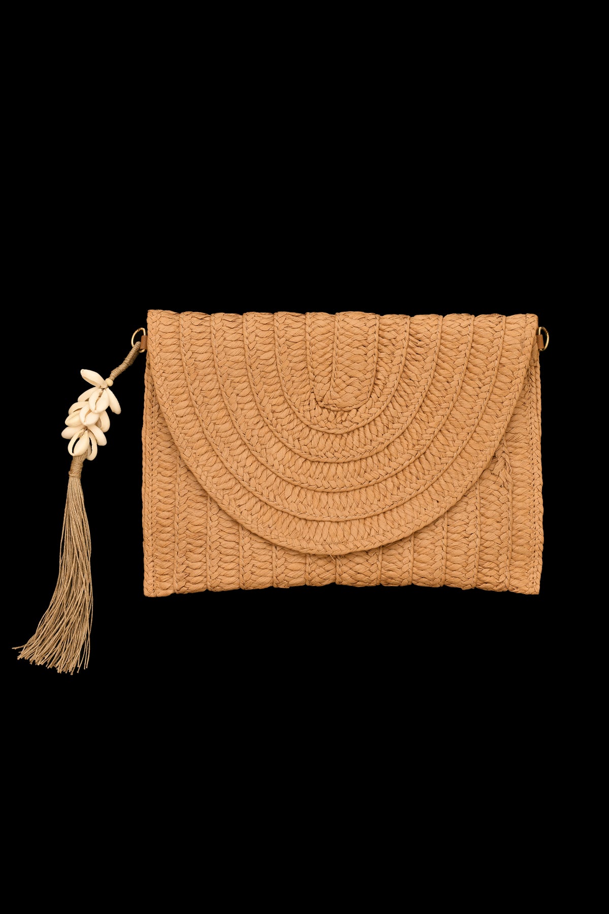 Woven Straw Clutch